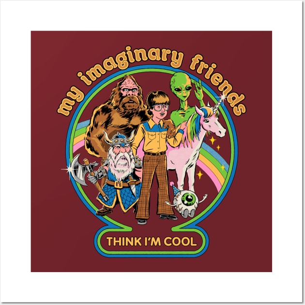 My Imaginary Friends Wall Art by Steven Rhodes